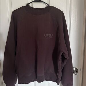UNISEX Essentials Crewneck sweatshirt 'Plum', size S